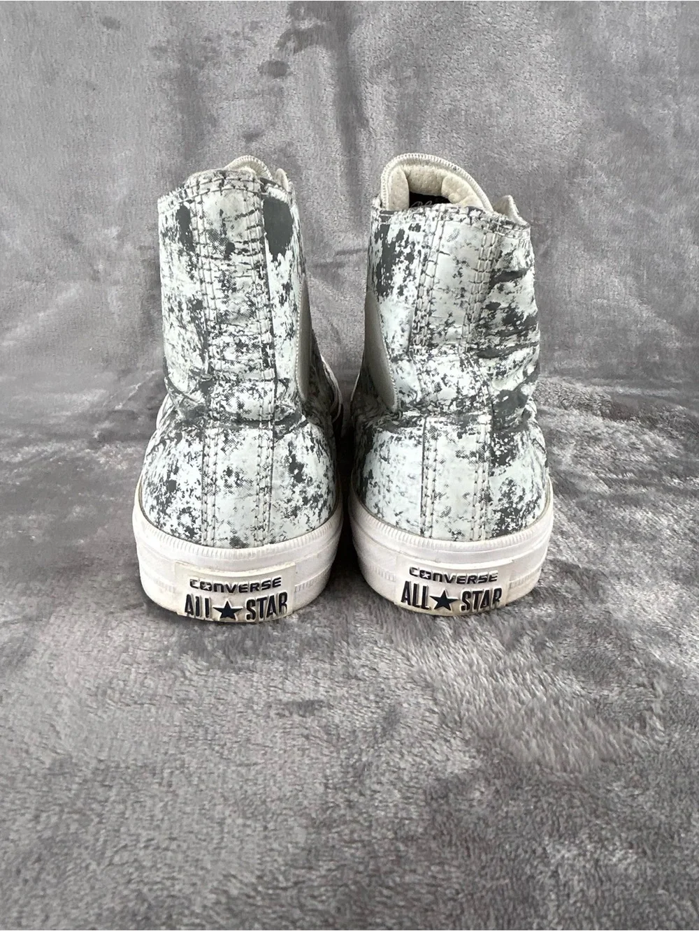 Converse All Stars Chuck Taylor II Lunarlon Mens 9.5 W 11 Gray Reflective Hi Top